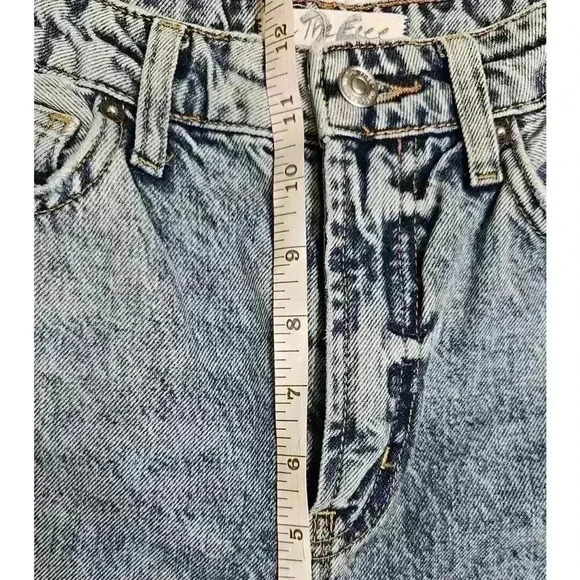 We The Free People Y2K jeans High Rise Balloon leg Womens Sz 26 Taper Hem - Picture 9 of 13